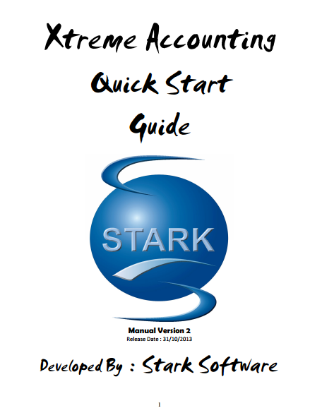 Xtreme Accounting Quick Start Guide